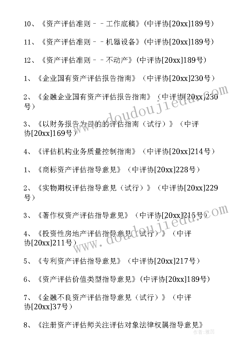 2023年资产评估实训报告总结与体会 资产评估报告(优质8篇)