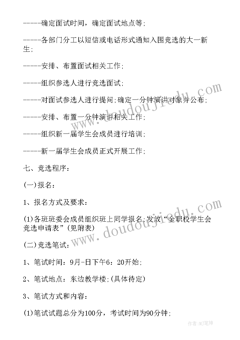 宿管会招新策划案 宿管招新策划书(大全5篇)