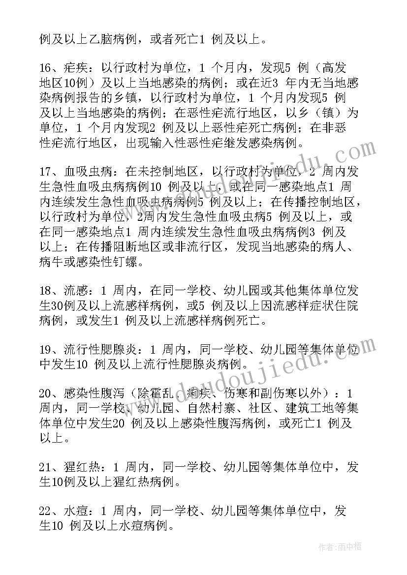 2023年幼儿园转染病疫情报告资料 幼儿园传染病疫情报告制度及流程(模板5篇)