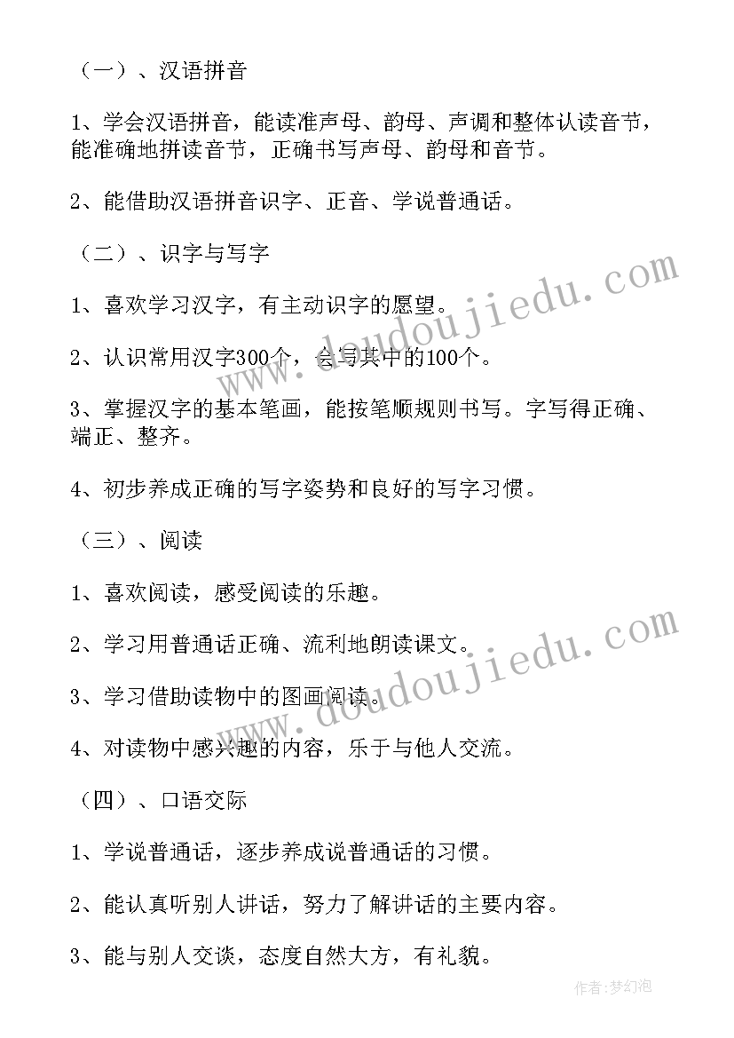 最新一年级语文教学计划博客(汇总6篇)