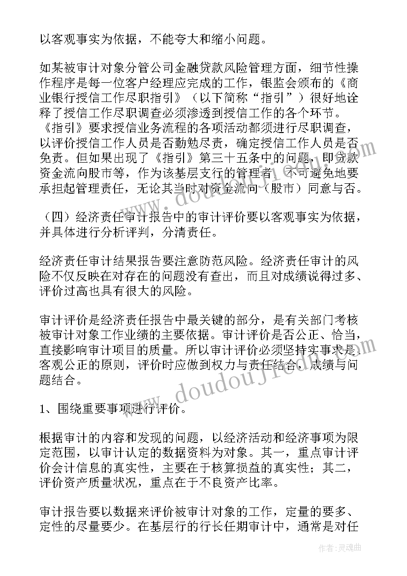 审计报告责任认定(通用7篇)