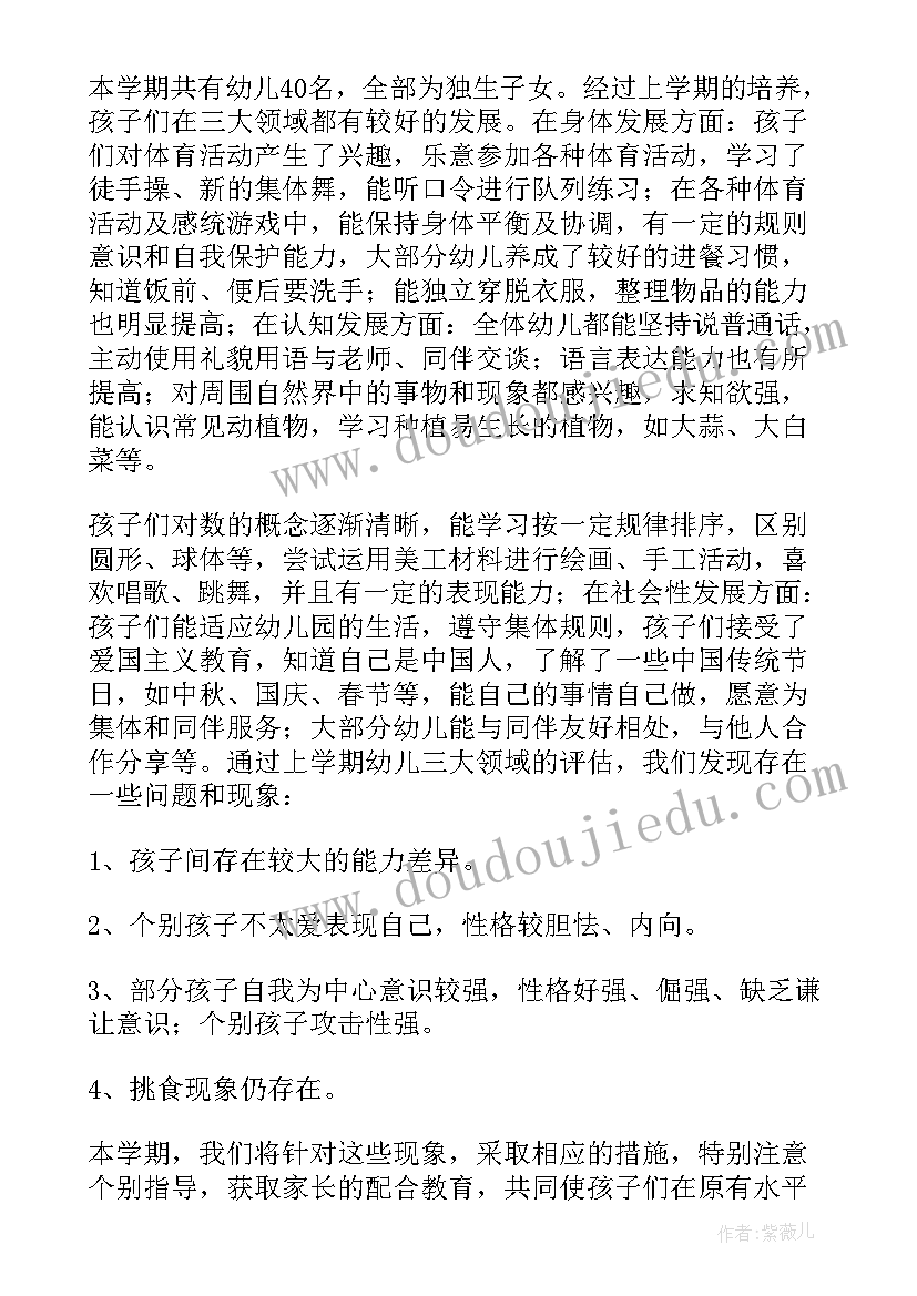 最新幼儿园中班下学期年度计划(优秀8篇)