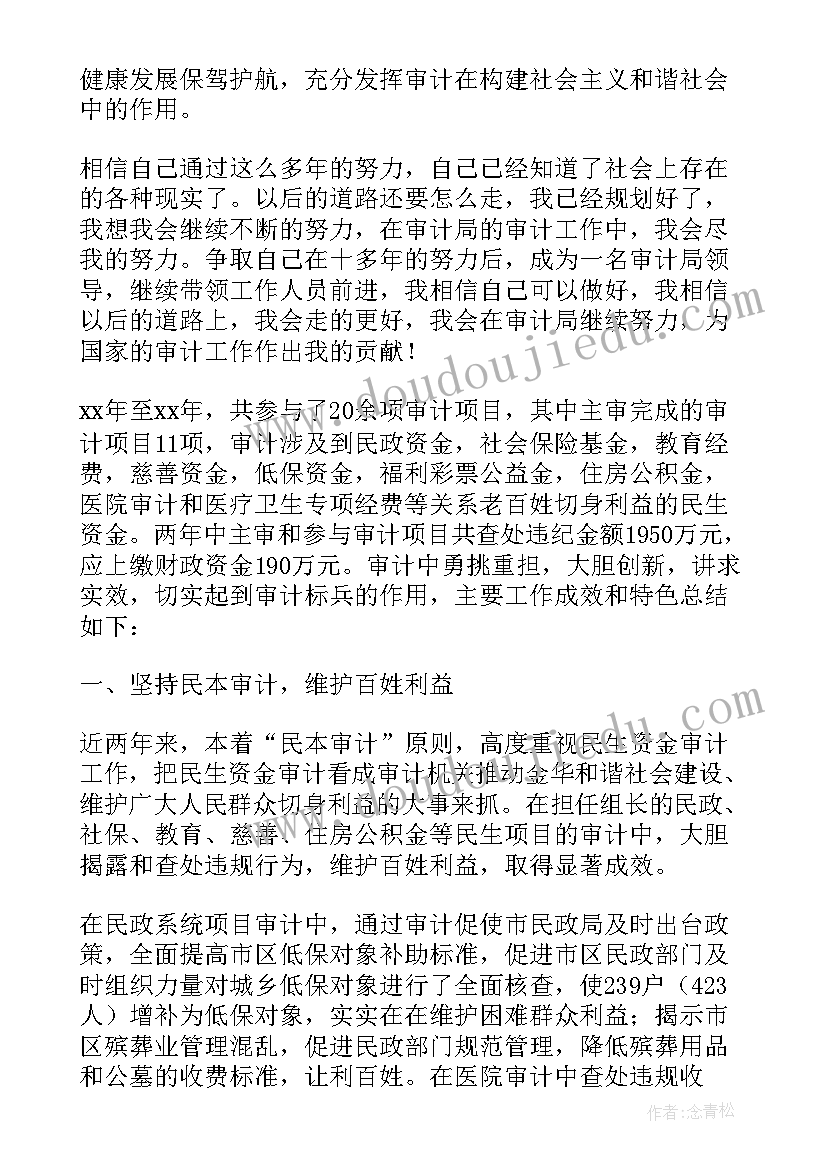 2023年国家审计个人总结报告(汇总5篇)