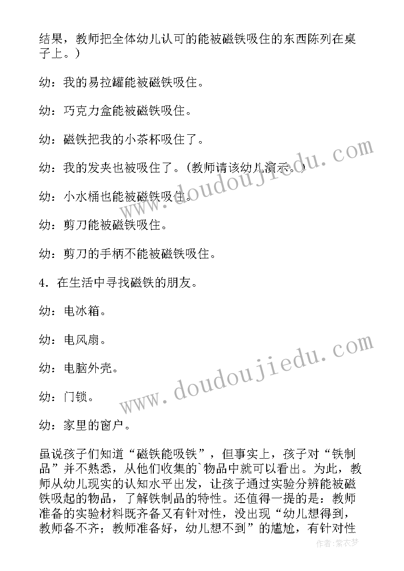 2023年大班语言教案花婆婆课后反思 大班科学活动磁铁教案及反思(大全7篇)