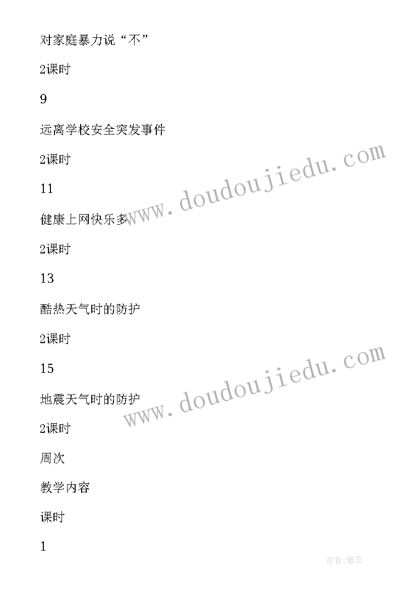 2023年小班安全教育教学计划计划 安全教育教学计划(模板8篇)