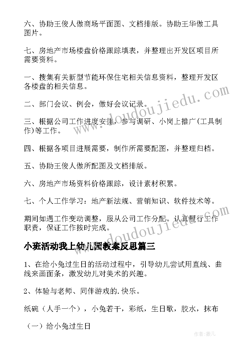 2023年小班活动我上幼儿园教案反思(优质10篇)