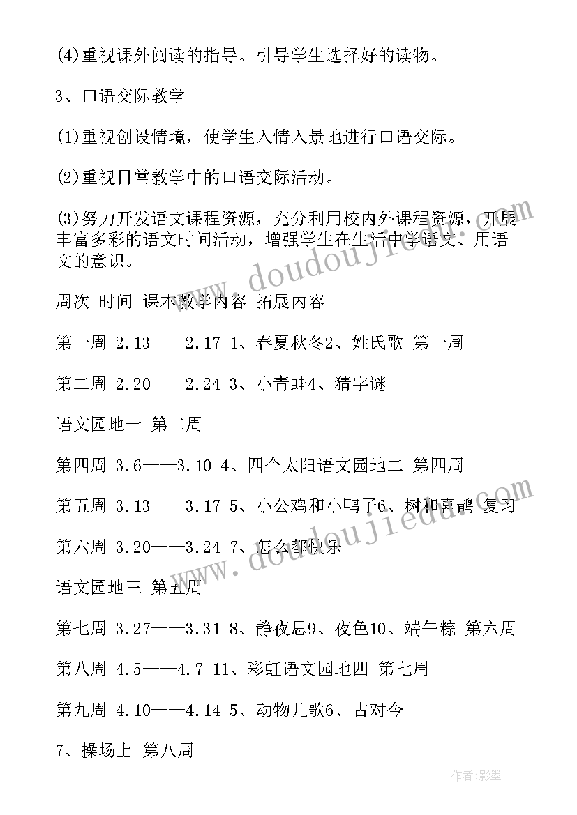 最新七年级语文学期教学计划人教版 第二学期小学语文教学计划(实用9篇)