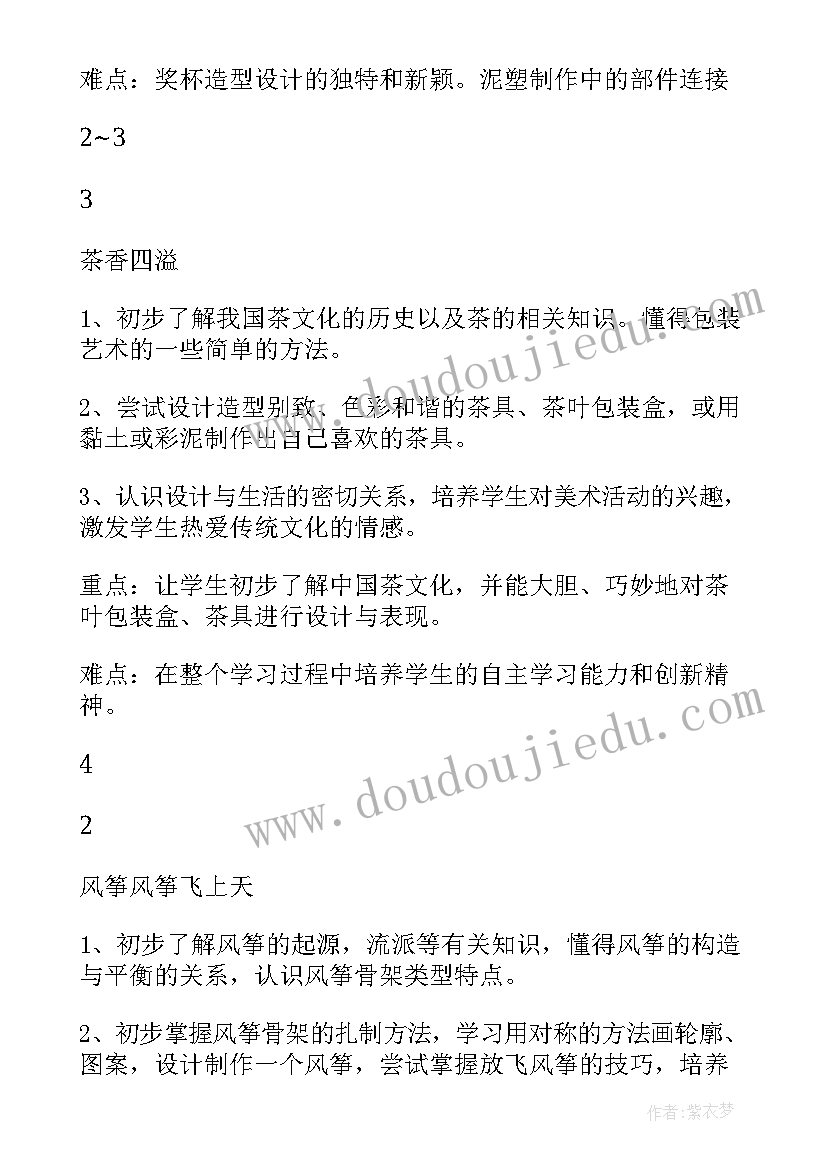 最新人民美术出版社三年级美术教学计划 人教版四年级美术教学计划(优秀5篇)