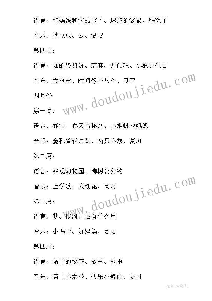 2023年幼儿园大班下学期月计划(实用5篇)