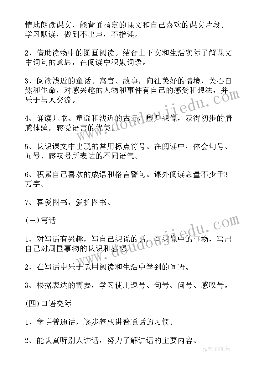 最新二年级语文部编版工作计划(汇总5篇)