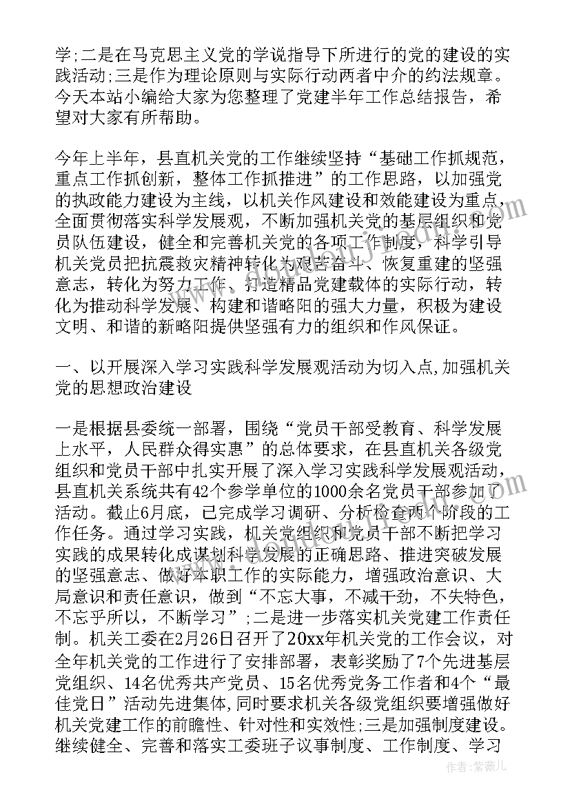 最新教育党建半年总结报告(精选5篇)