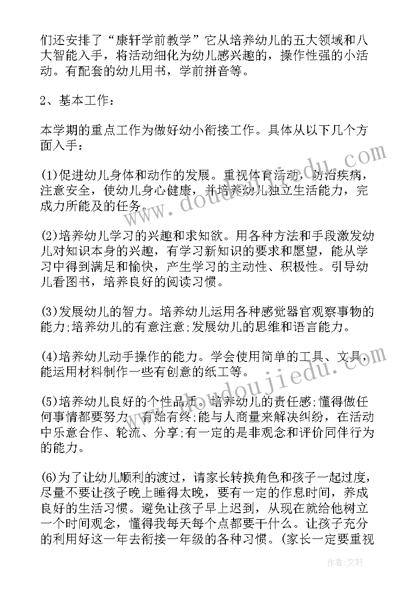 2023年幼小衔接拼音教学计划进度表 幼小衔接工作计划(模板9篇)