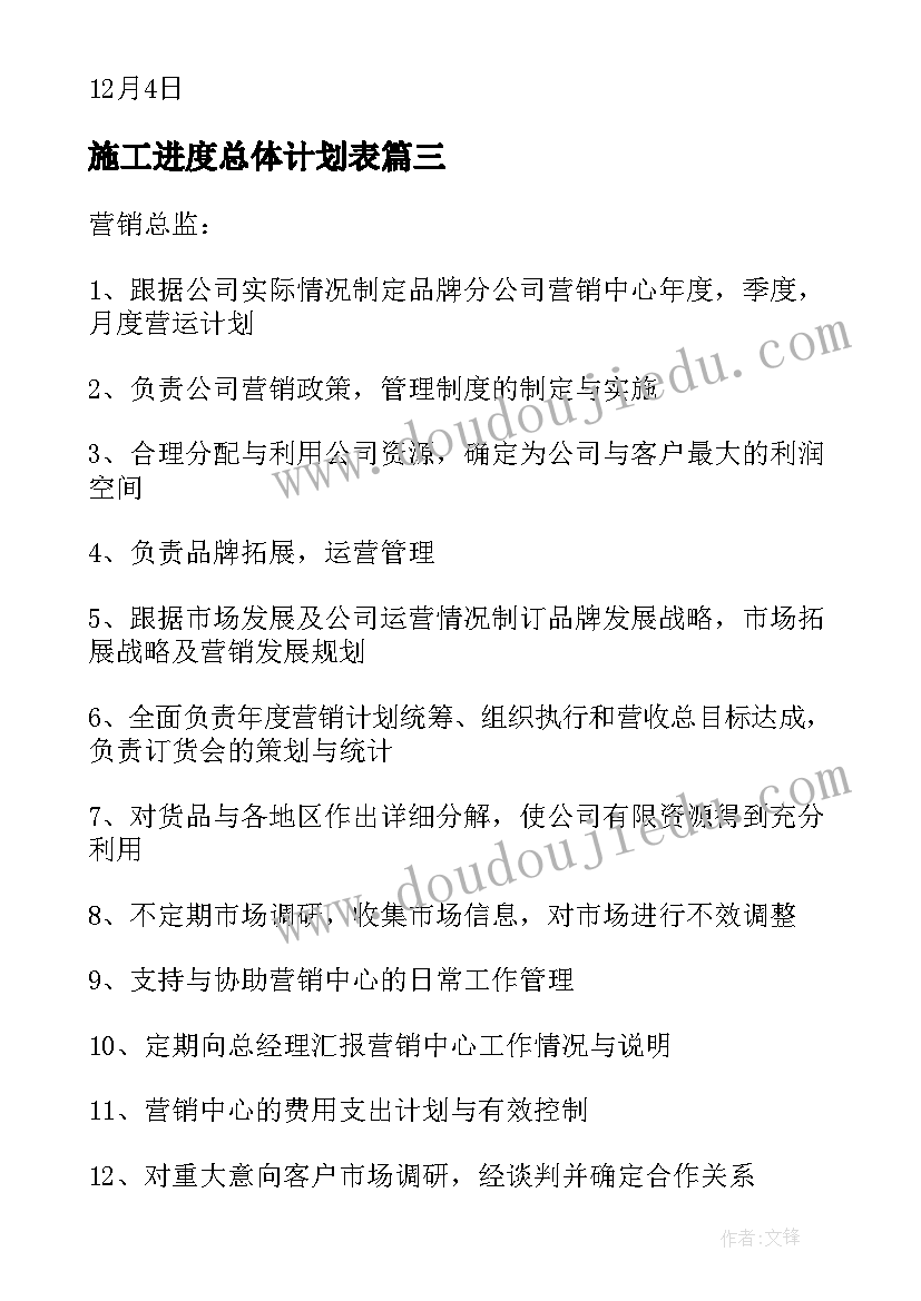 最新施工进度总体计划表 施工进度计划表总结(通用5篇)