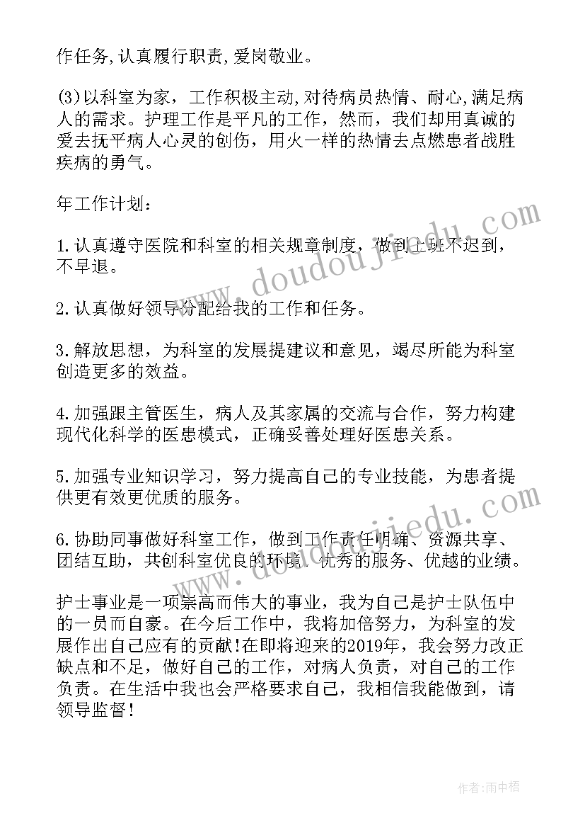 护士总结与计划 护士工作计划总结(实用5篇)