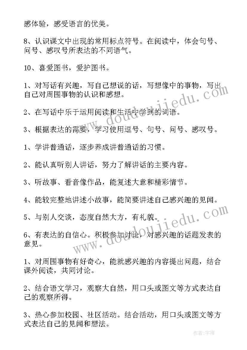 最新小学一年级语文教学工作计划第一学期 一年级下期语文教学工作计划(模板5篇)