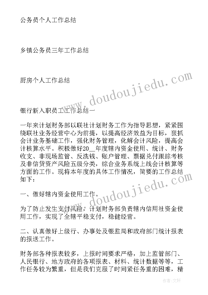 2023年预算员新入职员工工作总结(模板5篇)