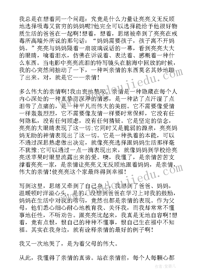 亲情账心得体会感恩父母(优质8篇)