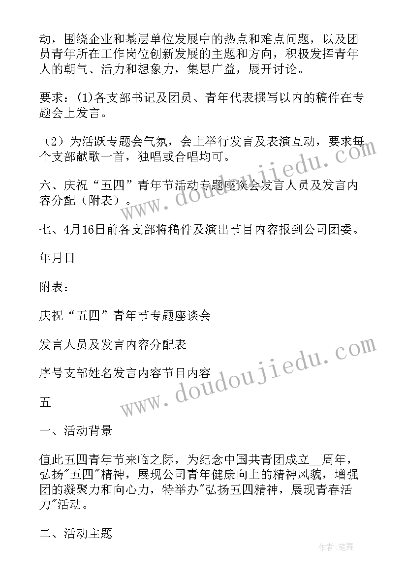 团委五四青年节活动策划 五四青年节团日活动心得感悟(精选5篇)