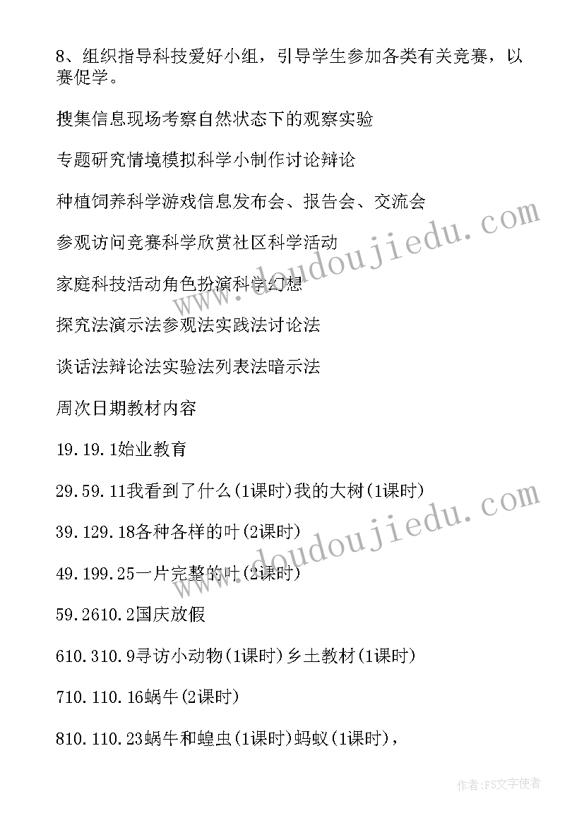 小学信息技术课题研究 小学科学实验计划(实用9篇)