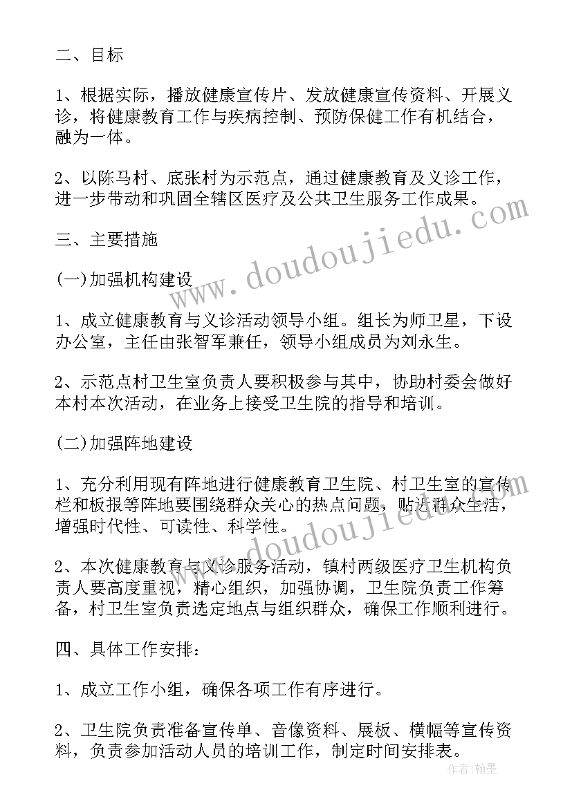 最新乡卫生院义诊简报 社区义诊活动方案(优质6篇)