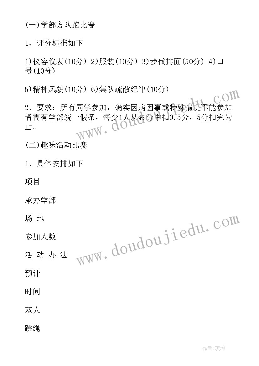 最新踩高跷比赛活动方案 心得体会比赛活动方案设计(模板10篇)