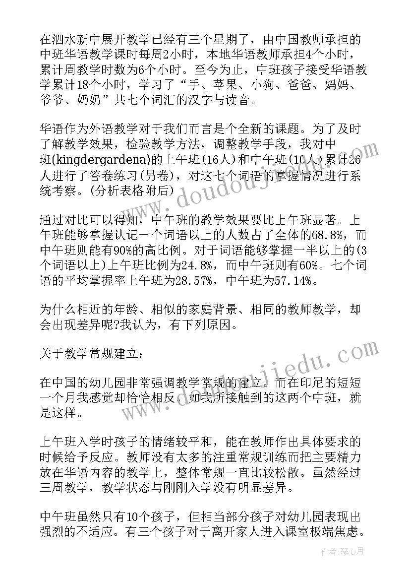 最新中班教师每月心得体会(优秀5篇)