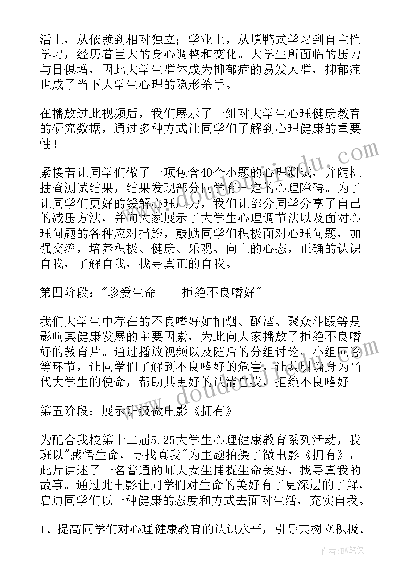 小学心理健康教育活动总结 心理健康教育活动总结(大全7篇)