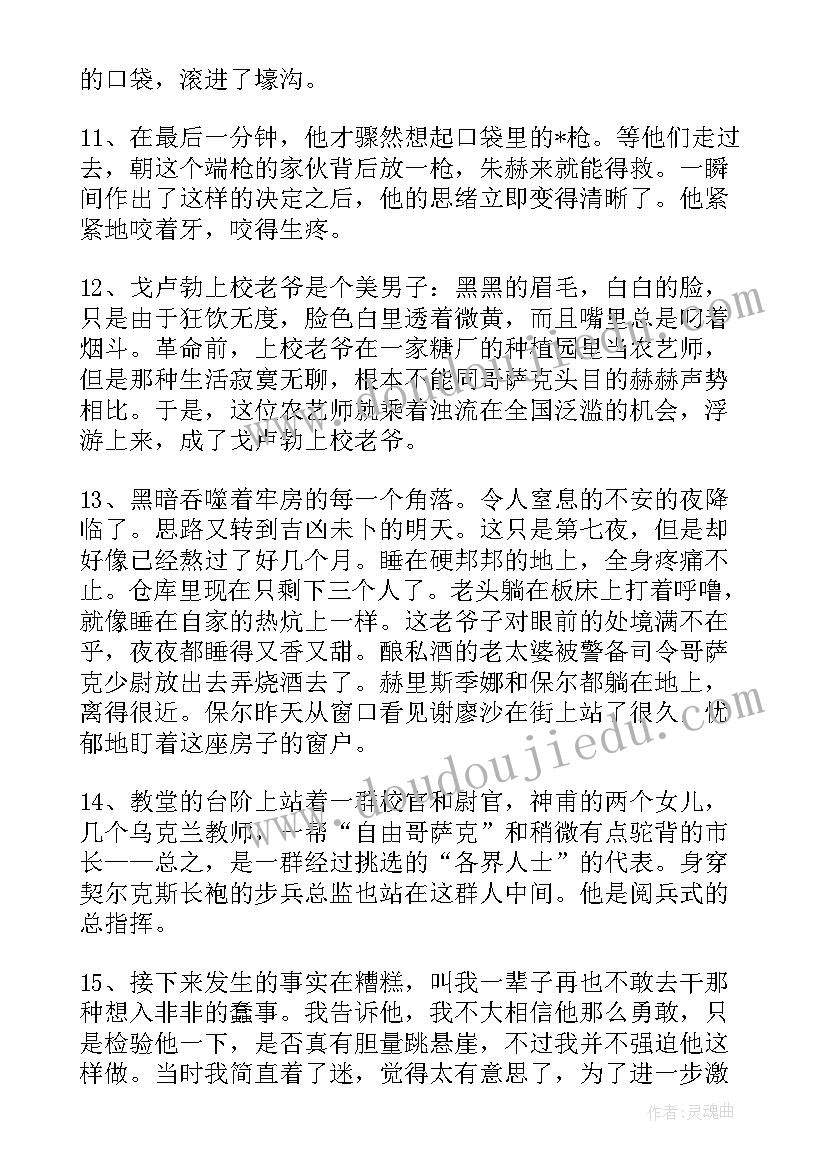 最新钢铁是怎样炼成的摘抄及感悟 钢铁是怎样炼成的中的好句摘抄(优质9篇)