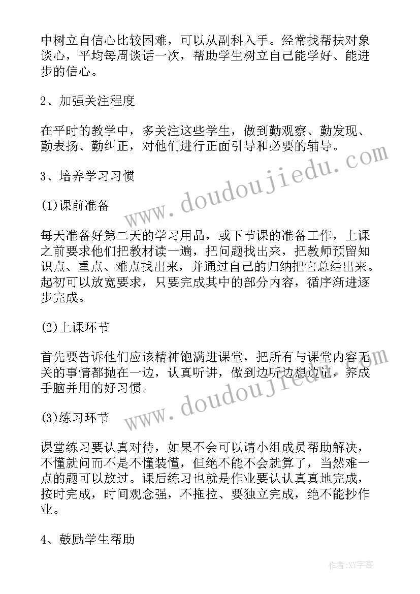 最新英语学困生转化工作计划(大全5篇)