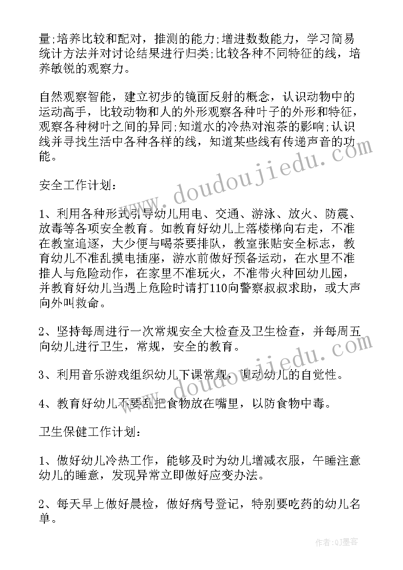 2023年中班个人学期计划总结(精选5篇)