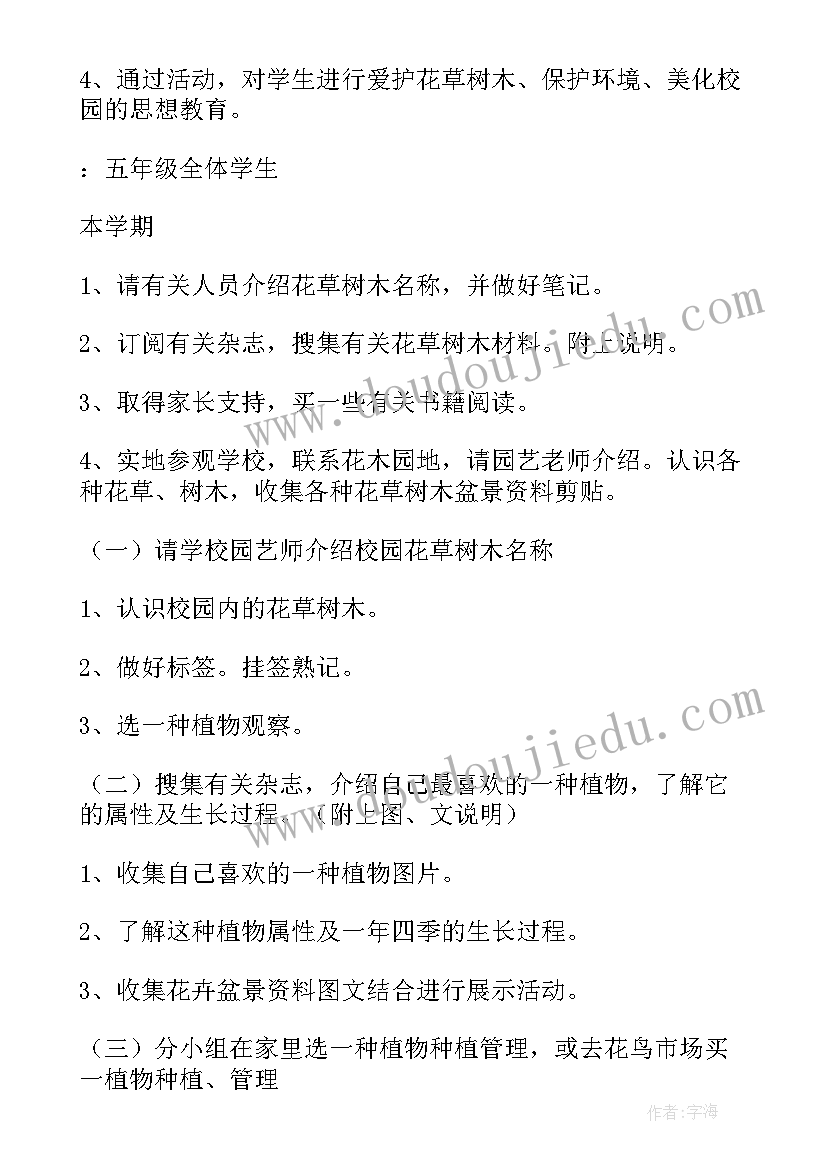 2023年综合实践分解 综合实践活动方案(实用7篇)