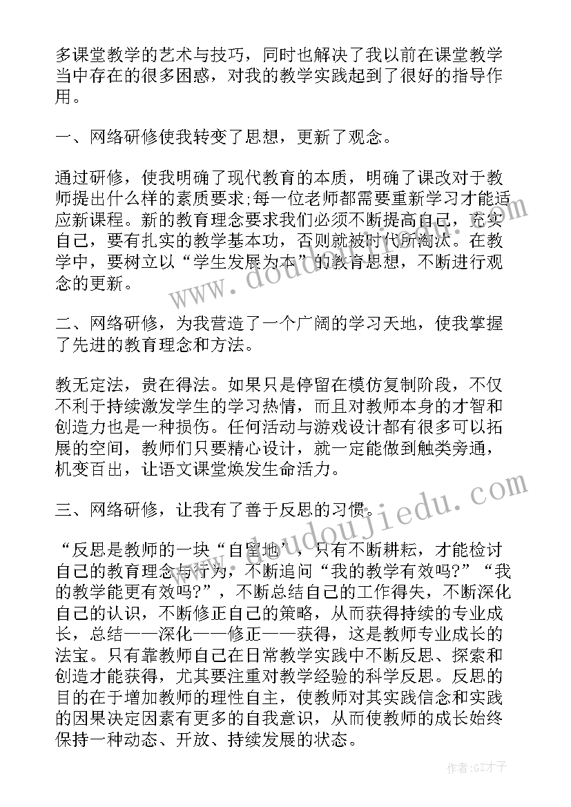 美术网络研修心得 教师网络研修培训总结(模板6篇)