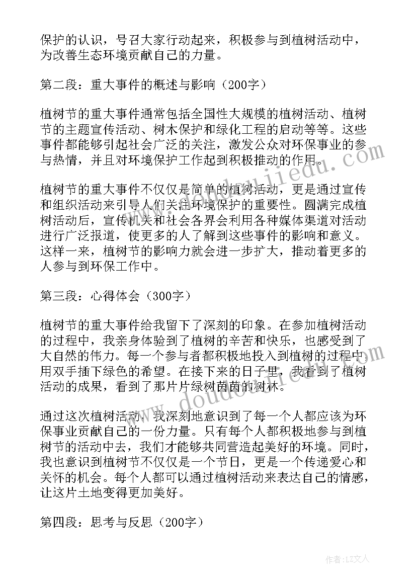 2023年植树节活动名称 雷锋月植树节心得体会(通用8篇)