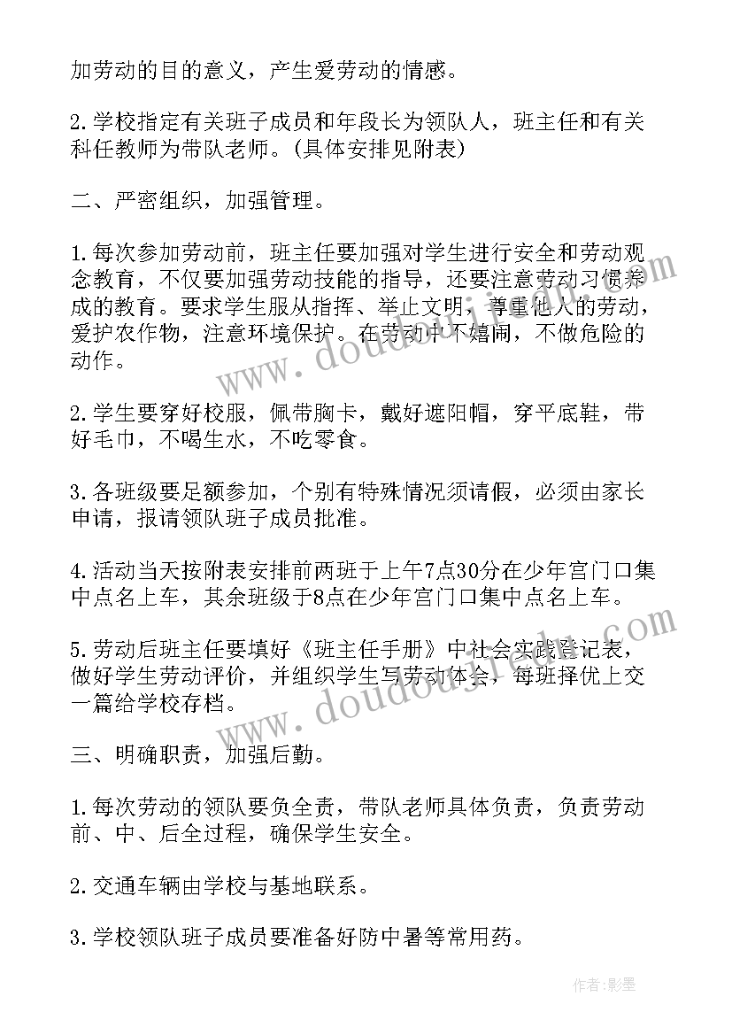 最新小学劳动实践教育活动方案 小学劳动实践活动方案(实用5篇)