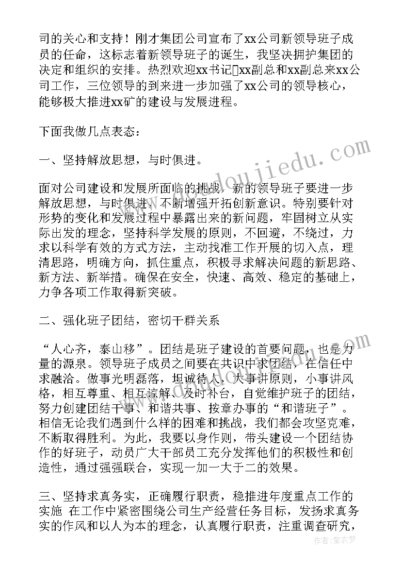 最新班子成员副职表态发言精辟(汇总5篇)