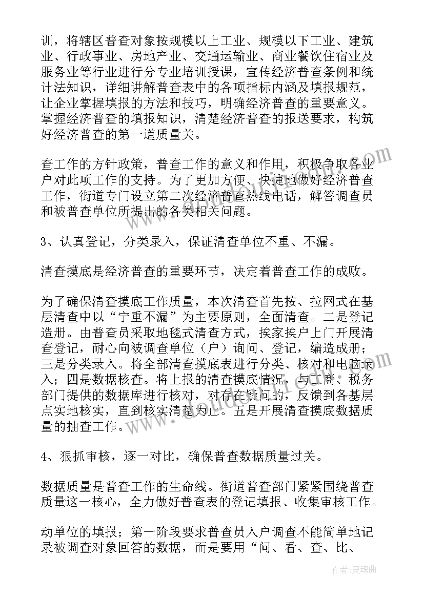 最新经济普查工作小组总结汇报(优质5篇)