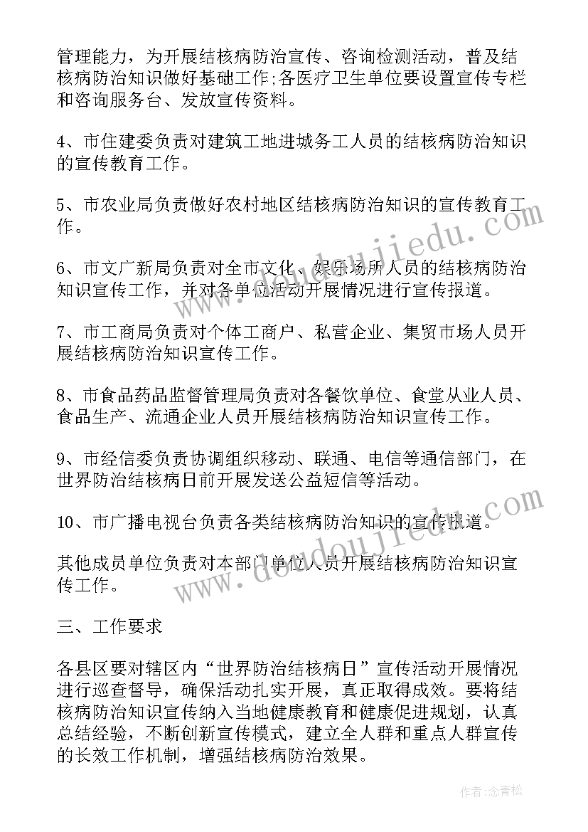 最新小学结核病防治工作总结 世界防治结核病日活动方案(大全5篇)