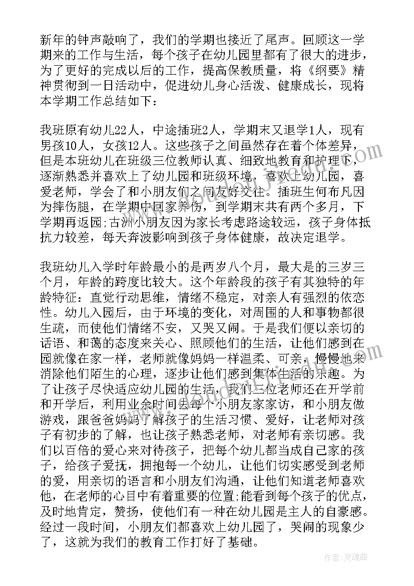 最新幼儿园小班学期总结和疫情(大全5篇)