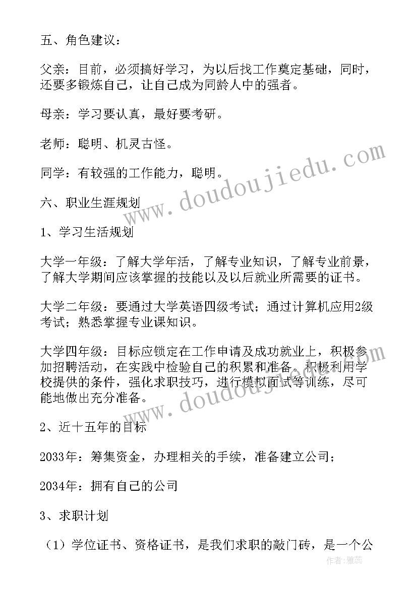 职业生涯规划书的前言应该写(精选6篇)