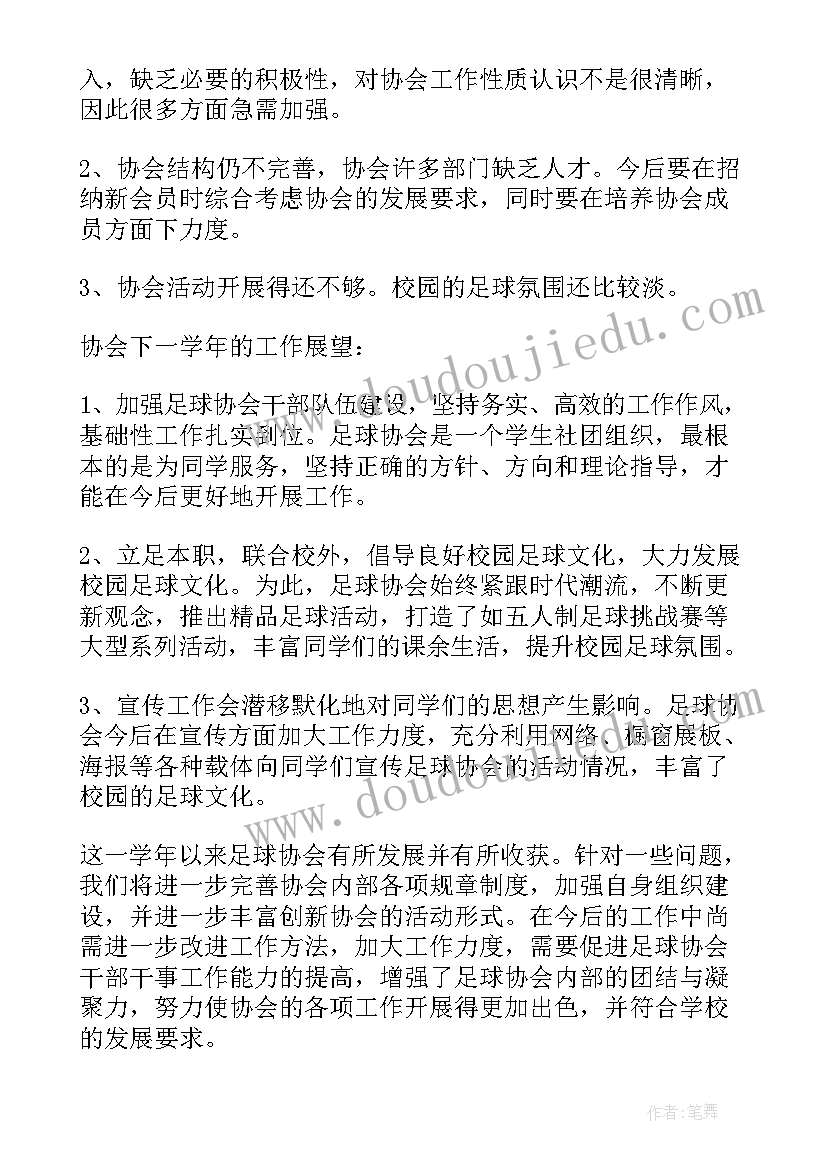 文艺协会年度工作总结 协会工作总结(精选6篇)