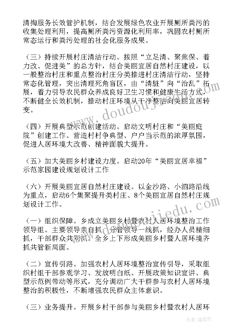 2023年人居环境整治工作汇报(优秀5篇)