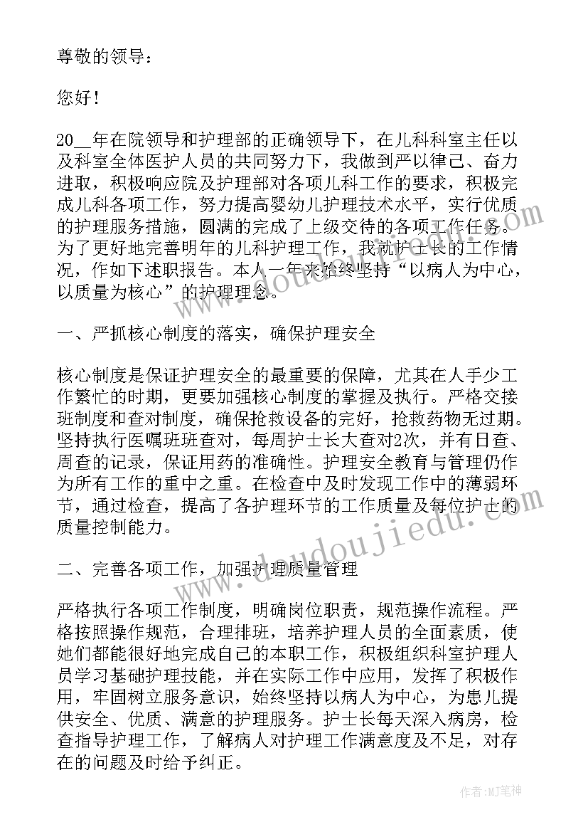 2023年护士护理工作述职报告总结(精选5篇)