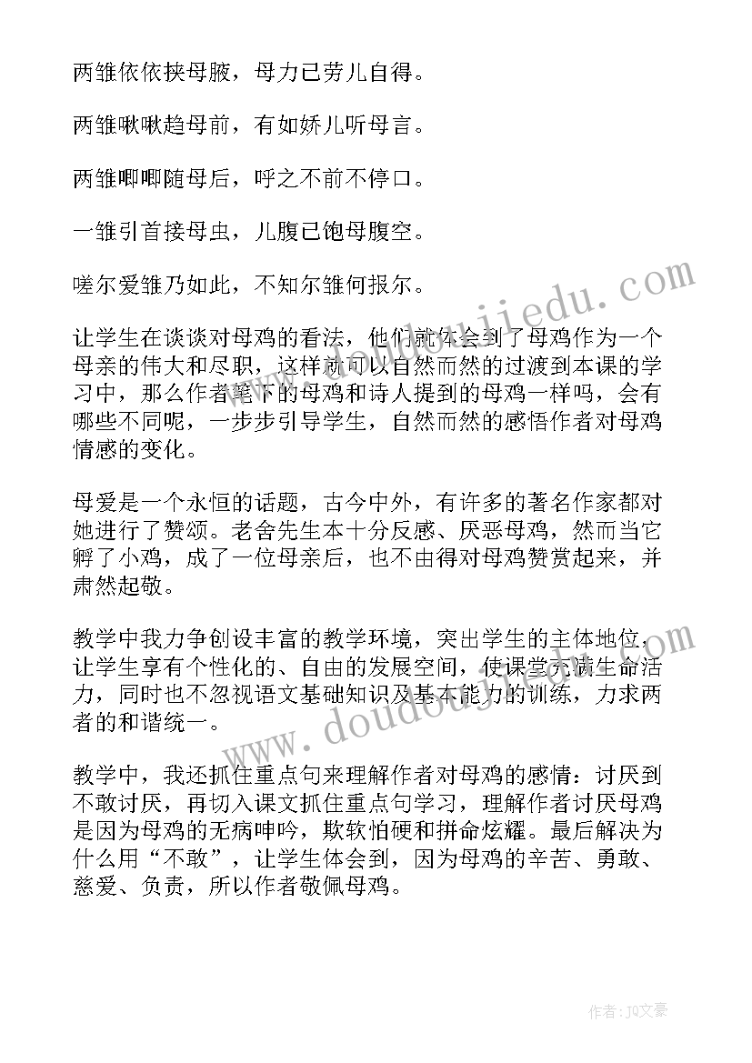 2023年母鸡教学反思不足之处(优质8篇)