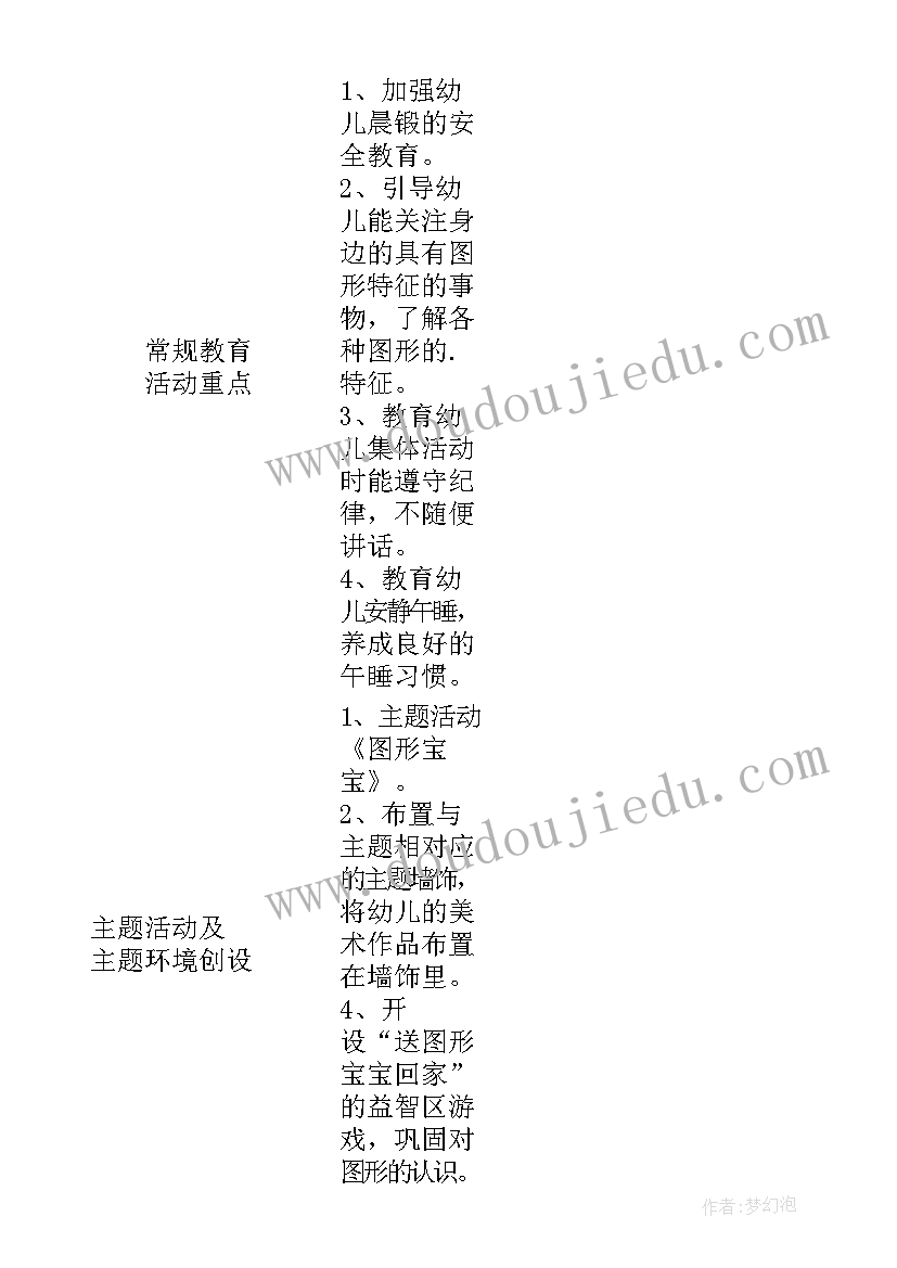 2023年工作年计划书的 月工作计划表格(通用7篇)