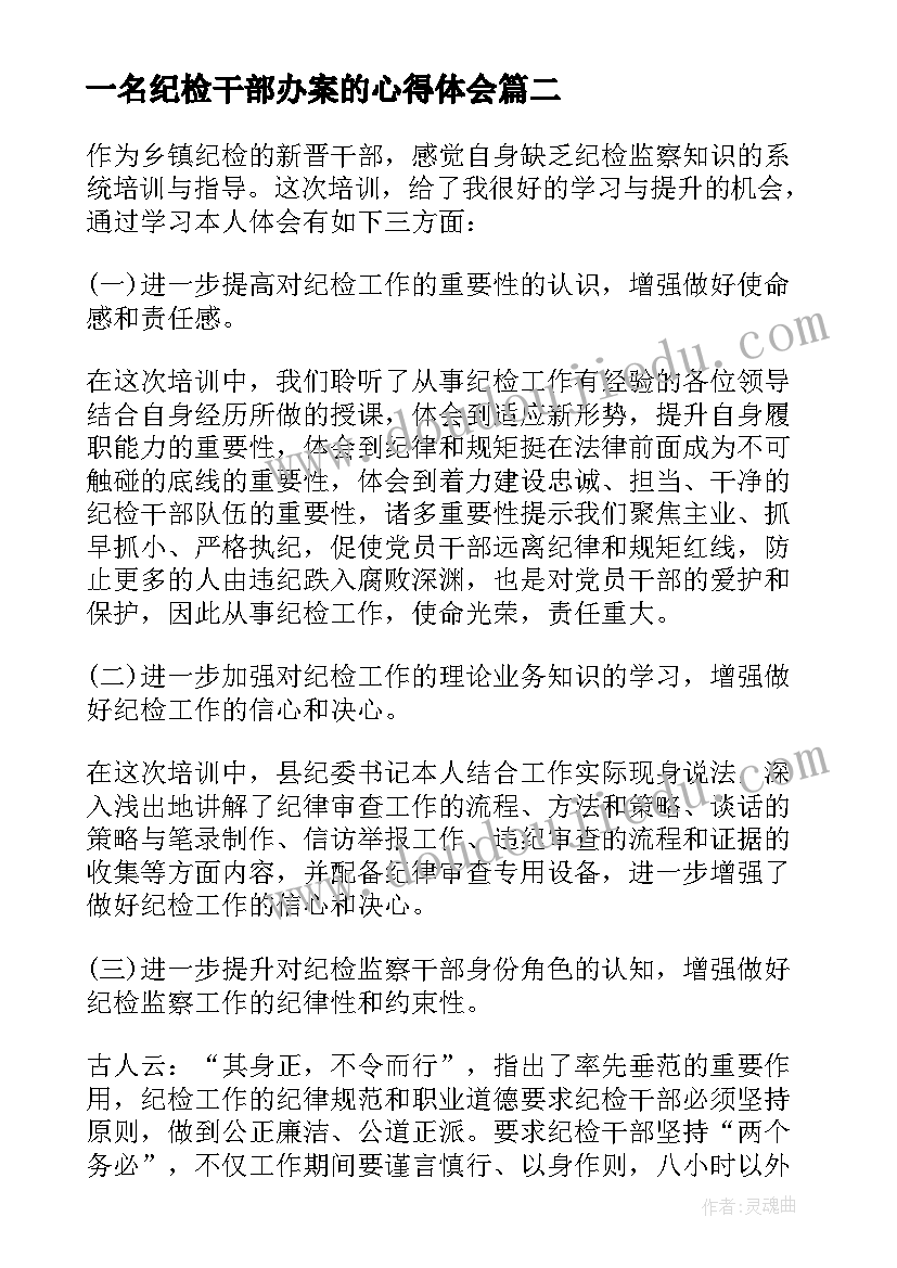 一名纪检干部办案的心得体会 纪委述廉市纪委书记述廉报告完整版(模板6篇)