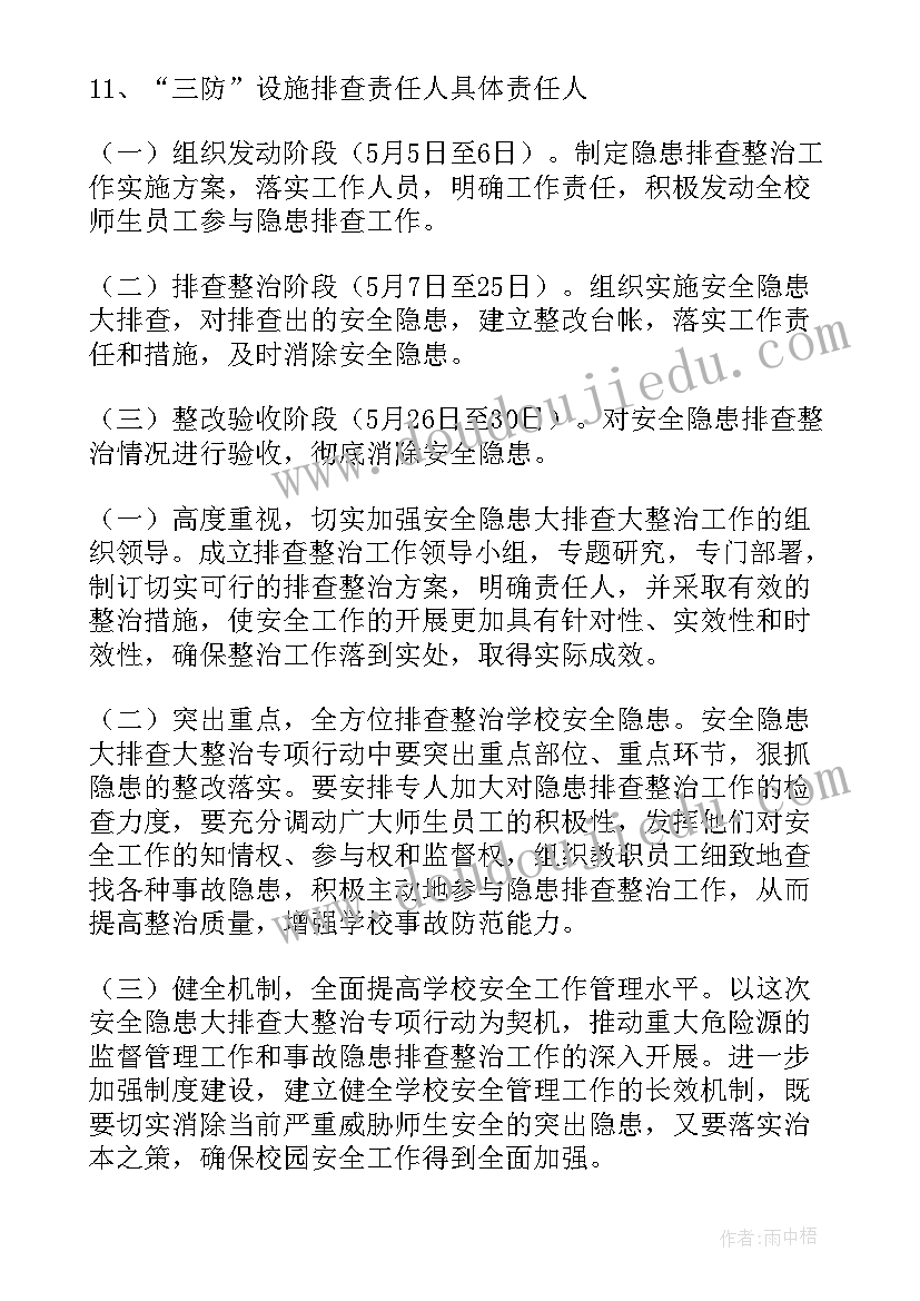 最新风险隐患排查整治工作总结(大全7篇)