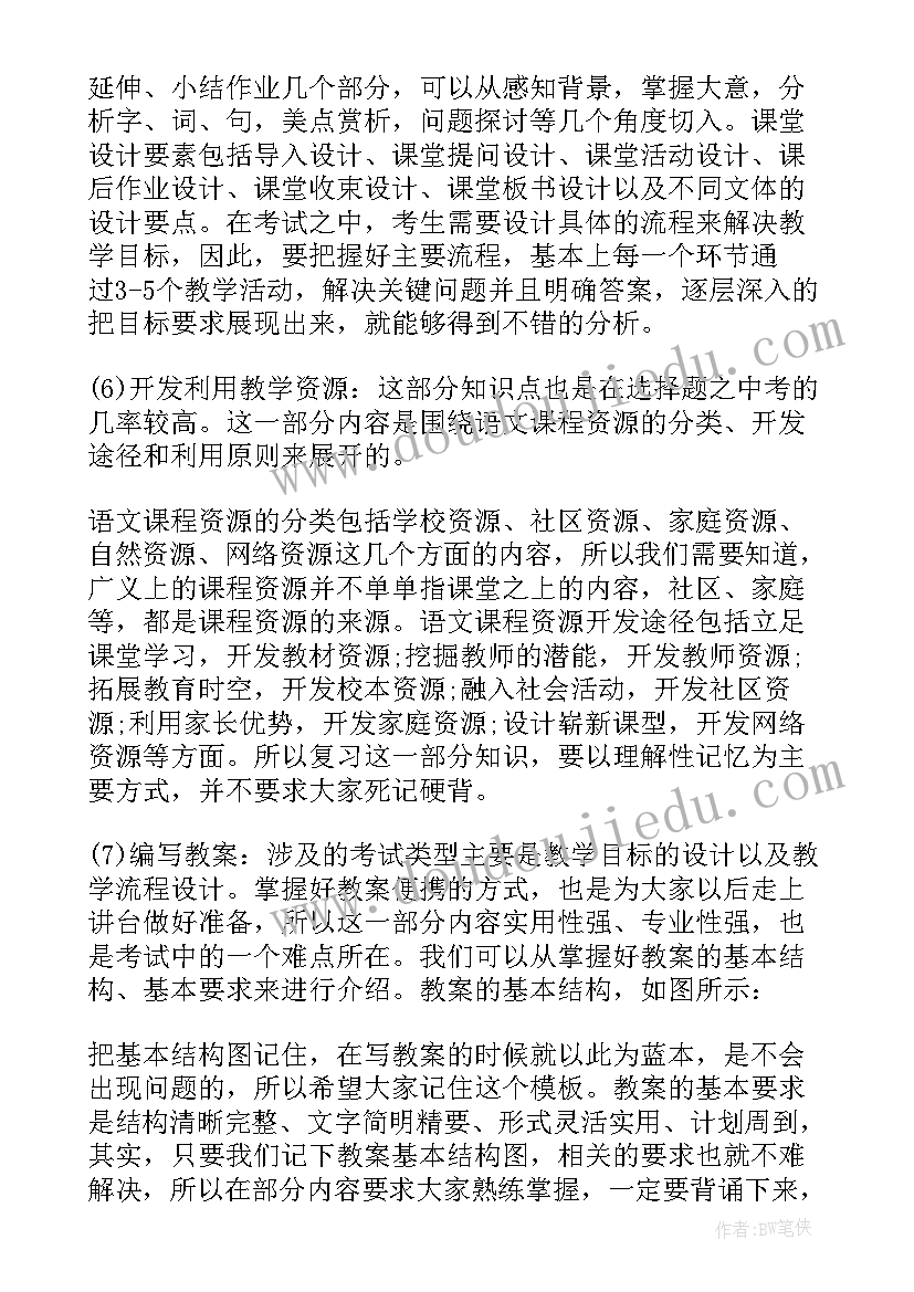 最新高中教师资格证语文教案(优秀5篇)