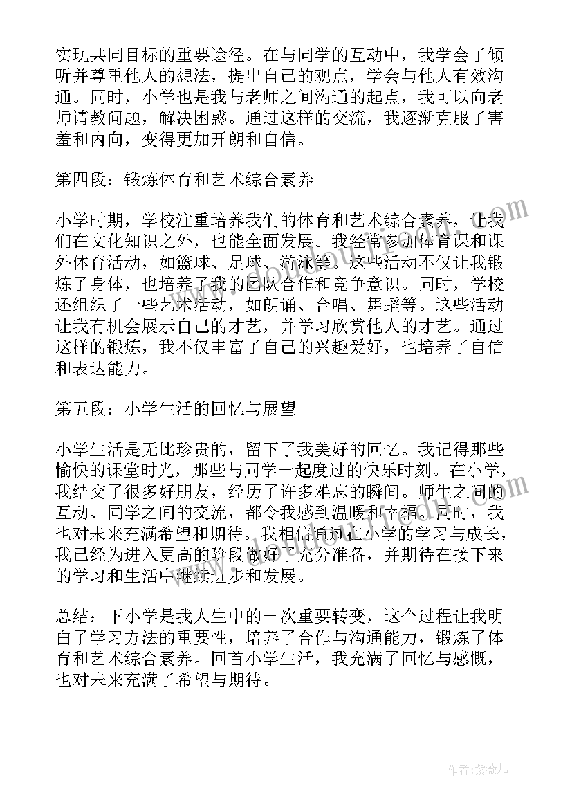 2023年小学生第三人称事迹材料(大全5篇)