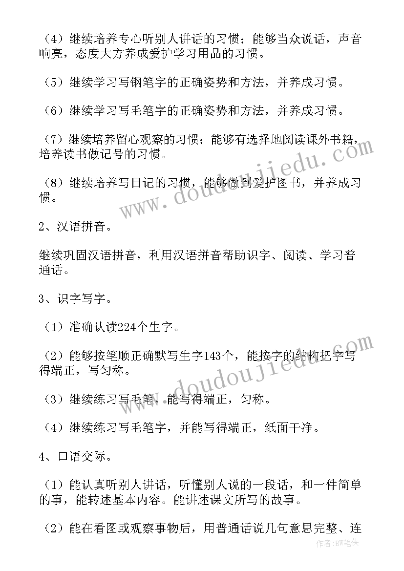 最新四年级语文个人教研计划(优质5篇)