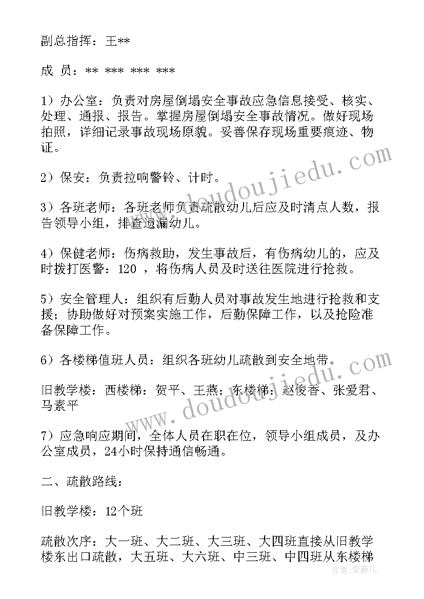 最新幼儿园消防疏散应急预案(大全5篇)